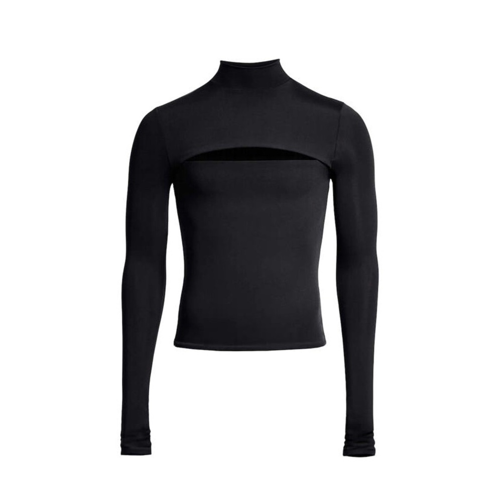 HM X MUGLER JERSEY CUT-OUT SHIRT SIZE XXL